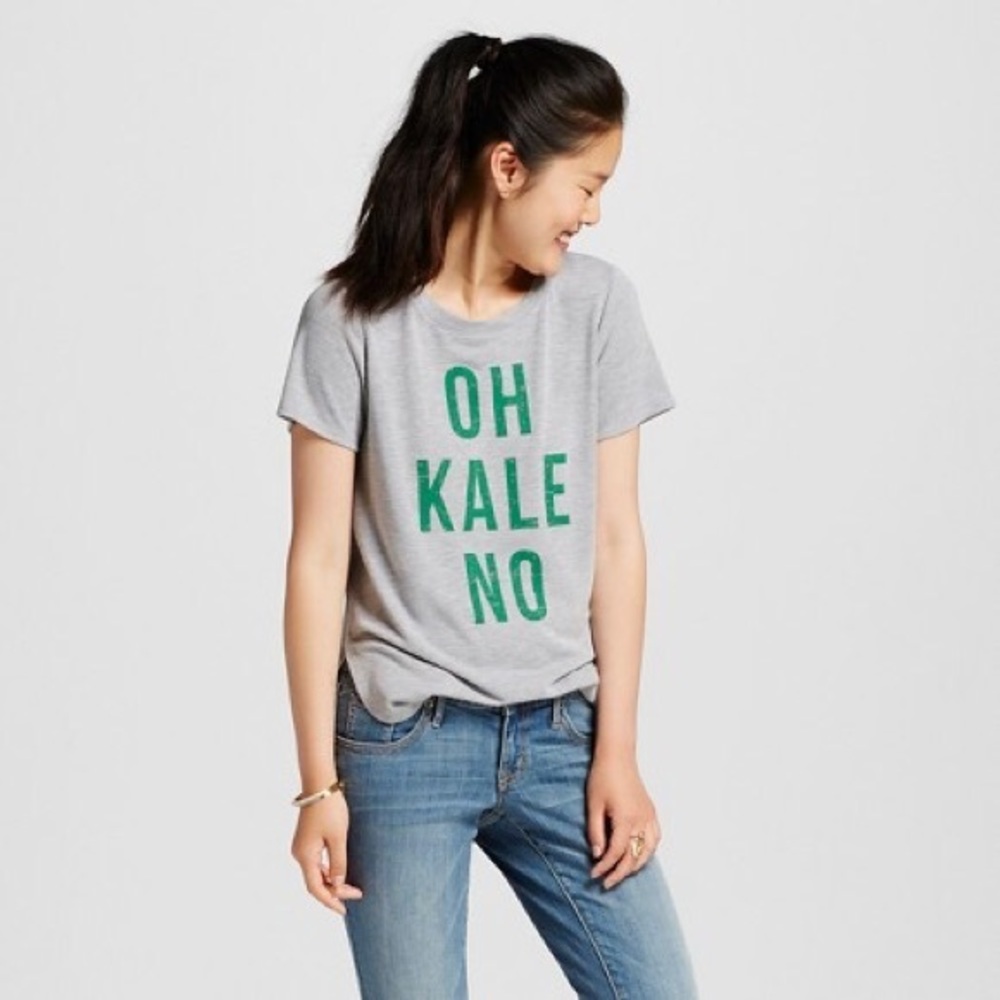“oh kale no” T-shirt